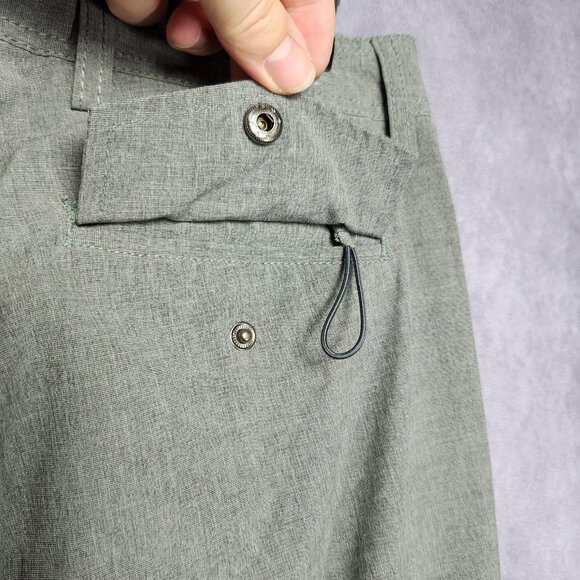 Linksoul Shorts Mens 30 Gray Performance Stretch Golf Casual Pocket Lightweight - Picture 5 of 13